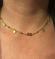 Collier Ras de Cou Golden ABC