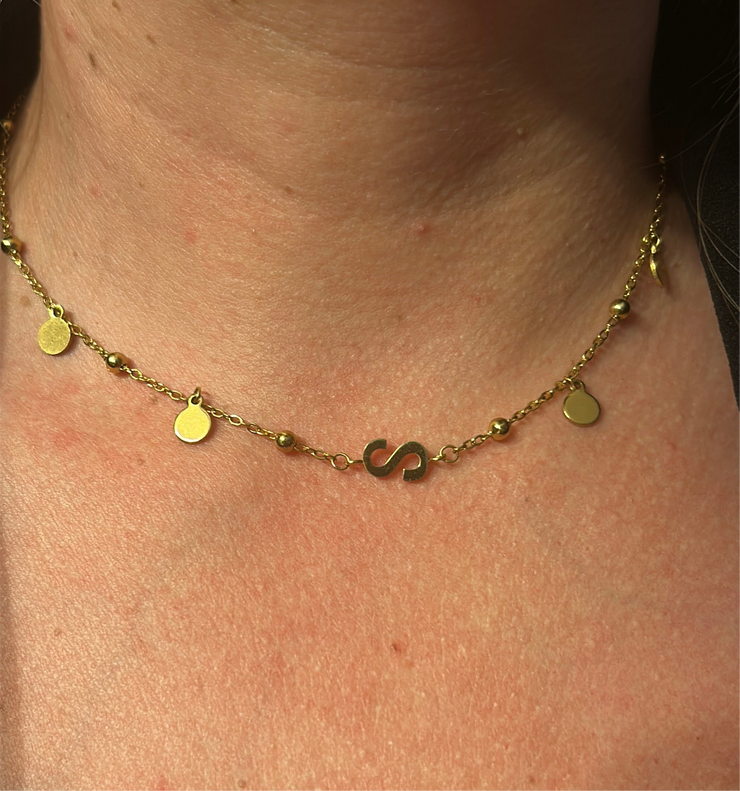 Collier Ras de Cou Golden ABC
