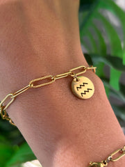 Bracelet Charm Gold Astro
