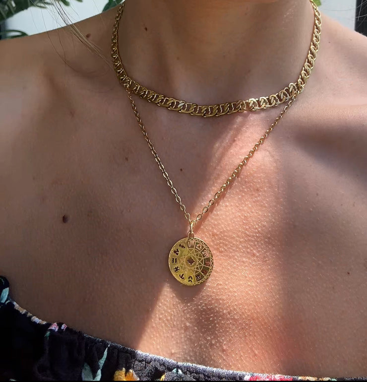 Collier Roue Astral