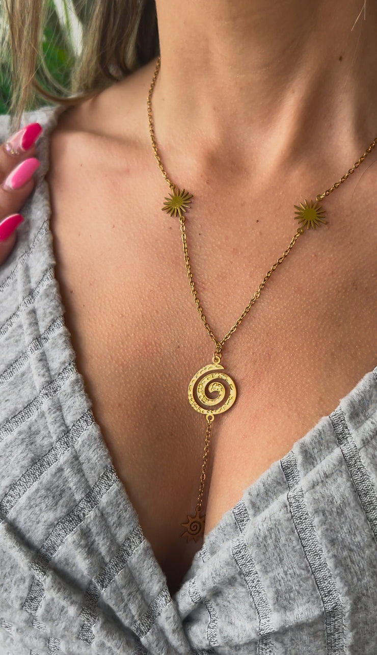 Collier Spiral sacrée