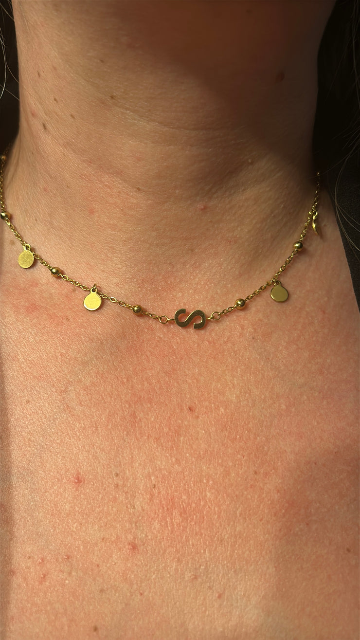 Collier Ras de Cou Golden ABC