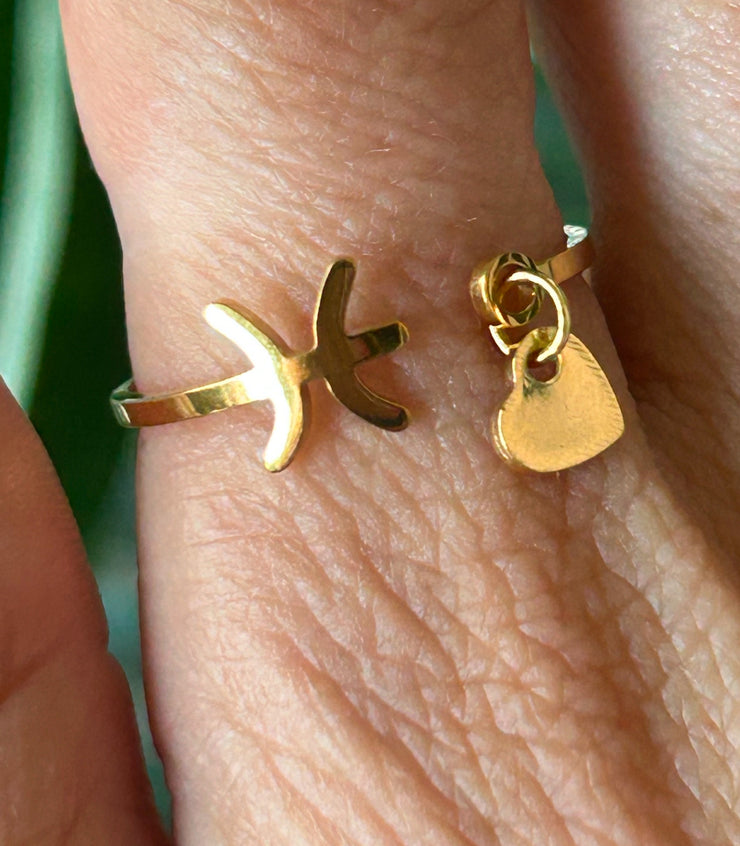 Bague signe astrologique