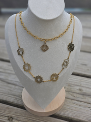 Collier infini 7 chakras