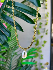 Collier Coquillage Marbré
