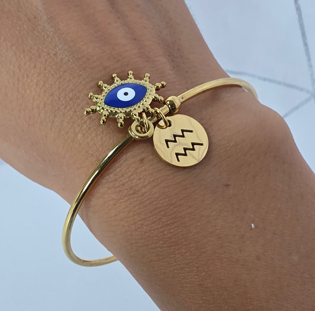 Bracelet acier inox zodiaque