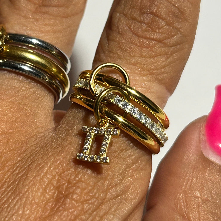bague astro gemeaux tendance