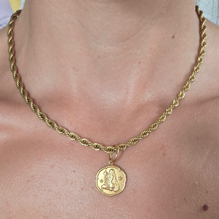 collier pendentif zodiac