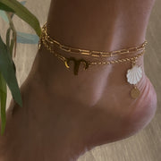 bracelet de cheville signe astrologique acier inox