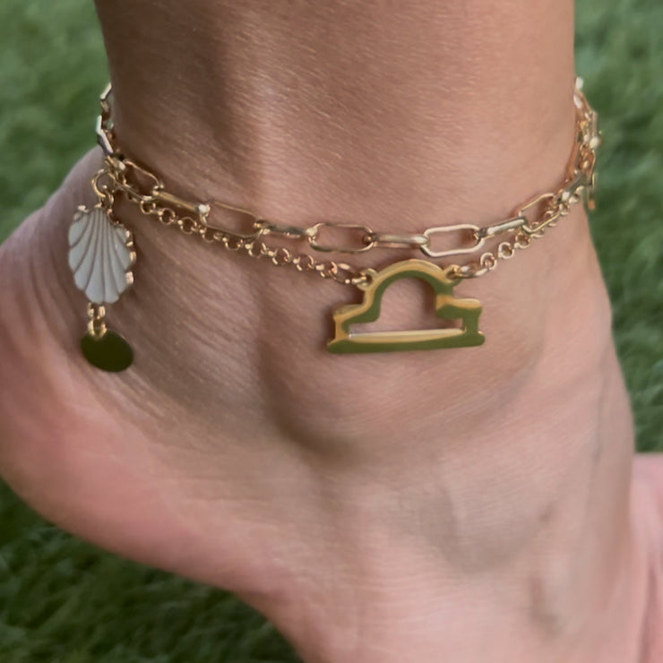 bracelet de cheville summer astro