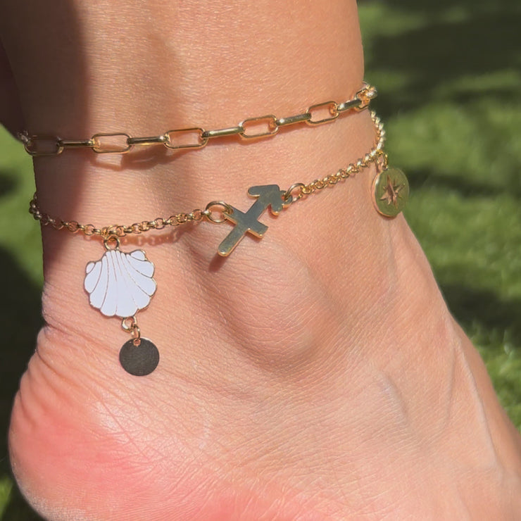bracelet de cheville signe constellation