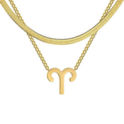 Collier femme Astro Lyséa doré pour le Bélier, bijou éclatant qui exprime la vitalité et la passion